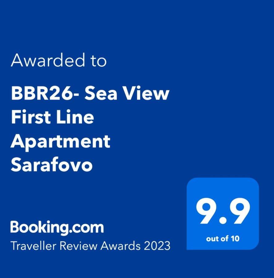 Bbr26- Sea View First Line Apartment Sarafovo Burgas Exterior foto